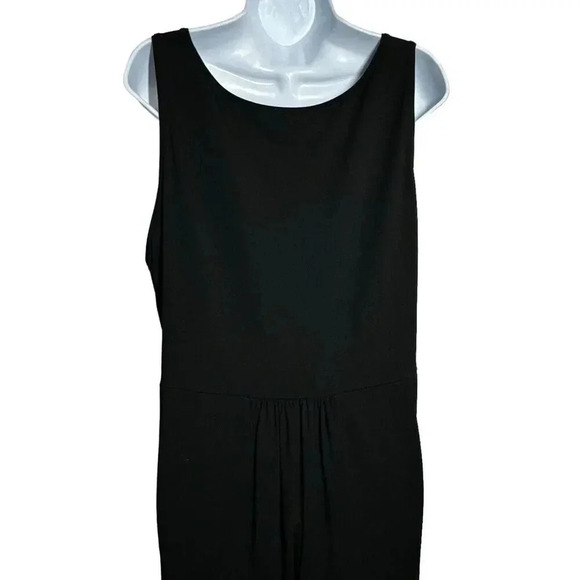 Eileen Fisher system black drop waist loose fit maxi dress black Size XL - Picture 5 of 9